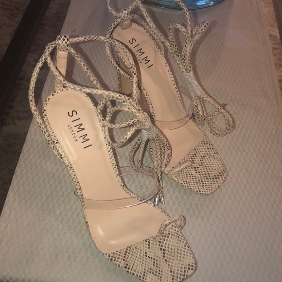 simmi Shoes - SNAKESKIN Heels